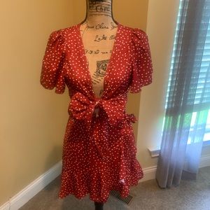 Two Pc Skirt and Blouse.  Flattering! Sz S